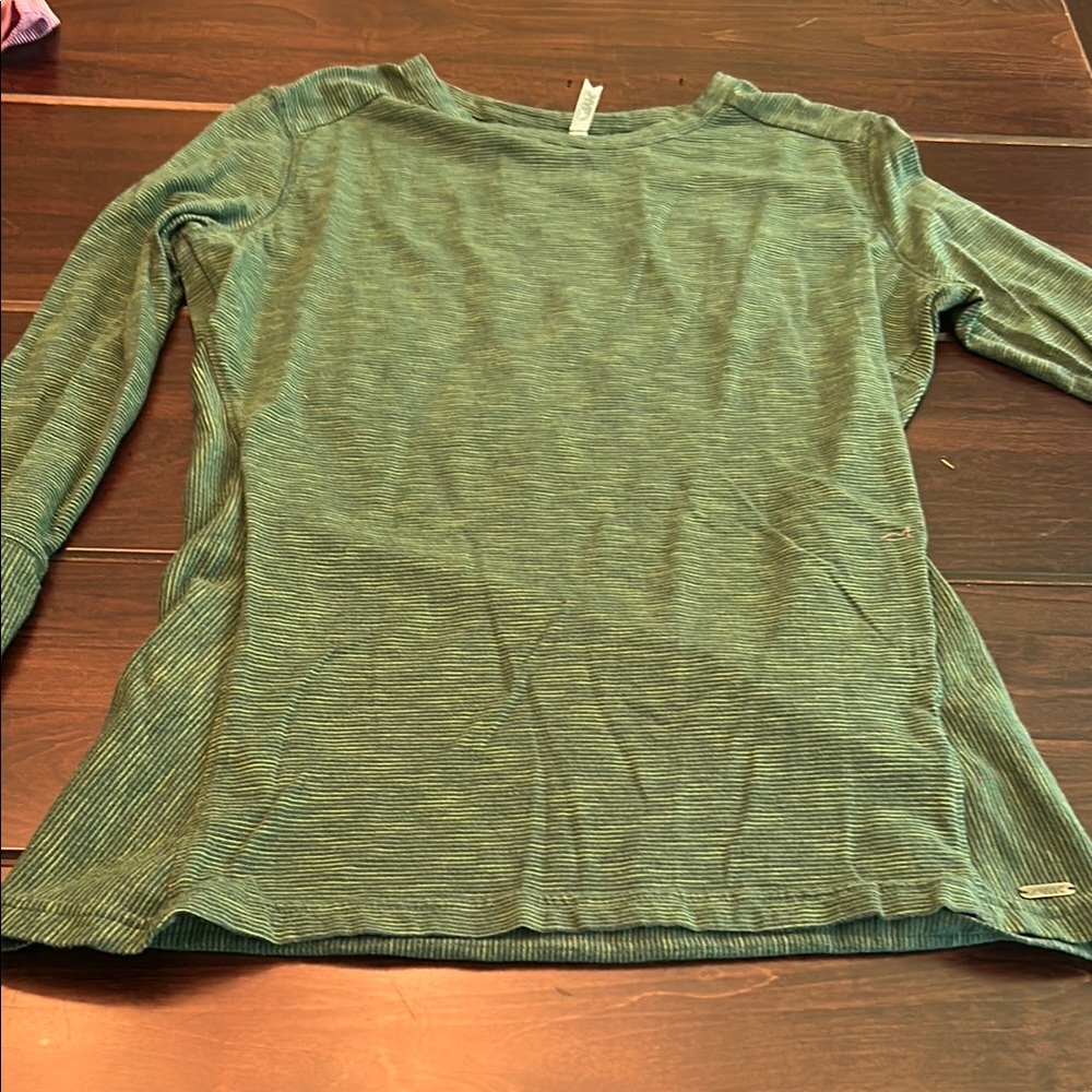 Mountain khaki Green Long Sleeve Tee